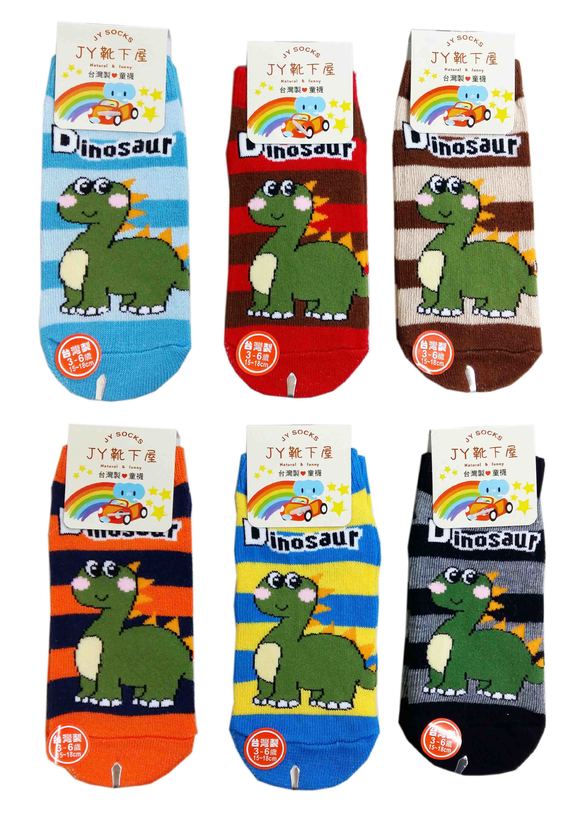 童止滑直板襪-恐龍
