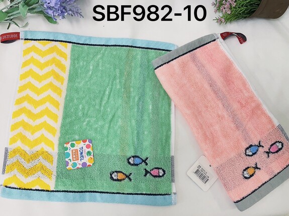 可愛小方巾--小魚 SBF982-10